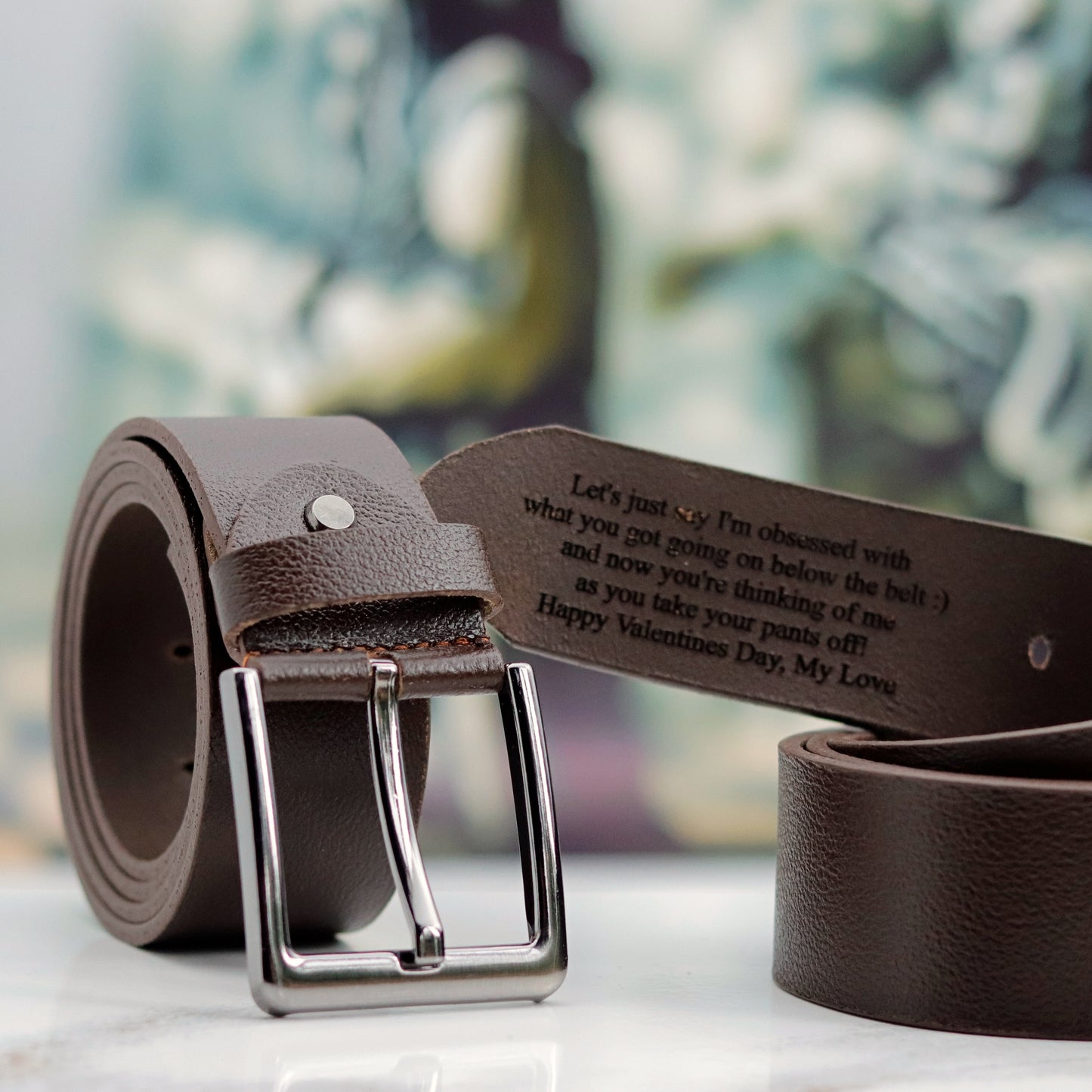 Brown Genuine Leather Belt