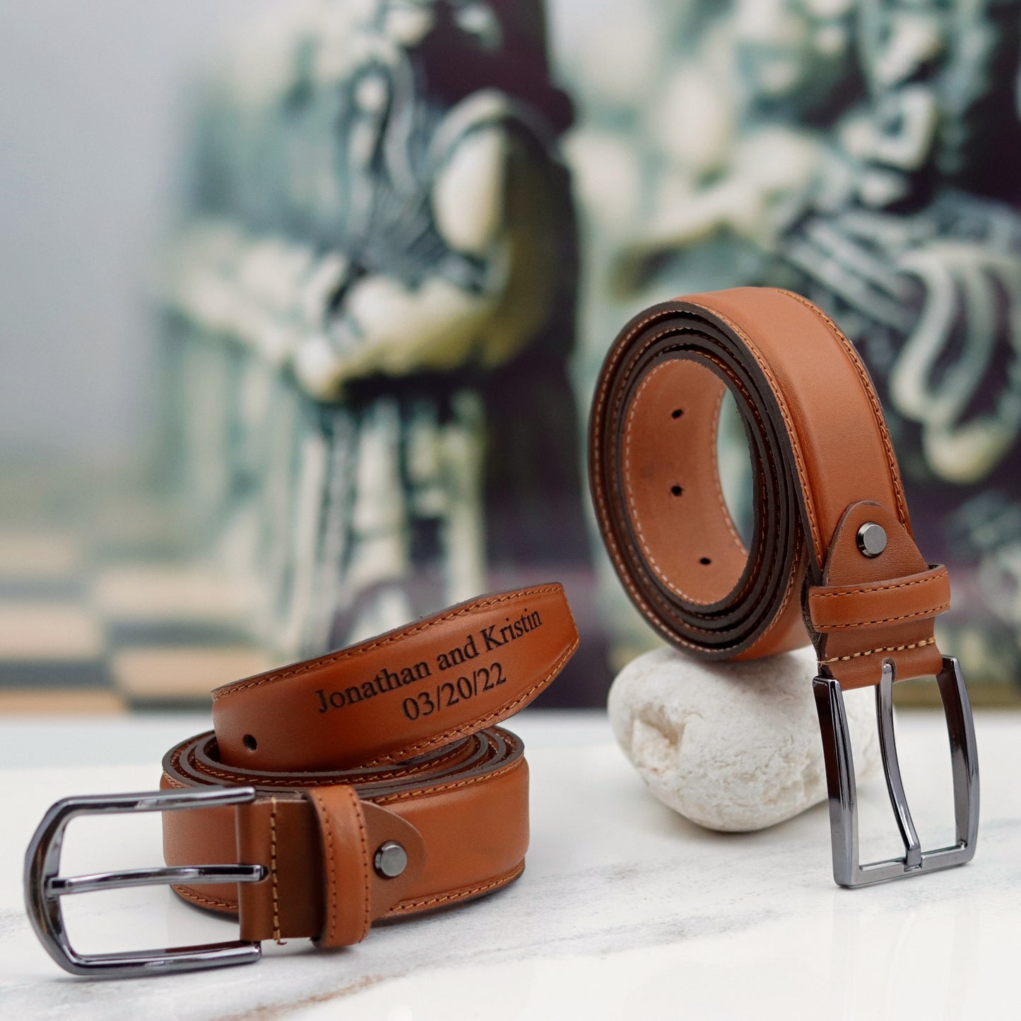 Camel Men Suit Belt